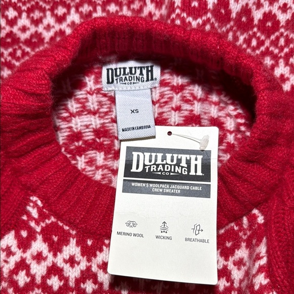 Duluth Woolpaca Jacquard Crew Sweater - Picture 6 of 7